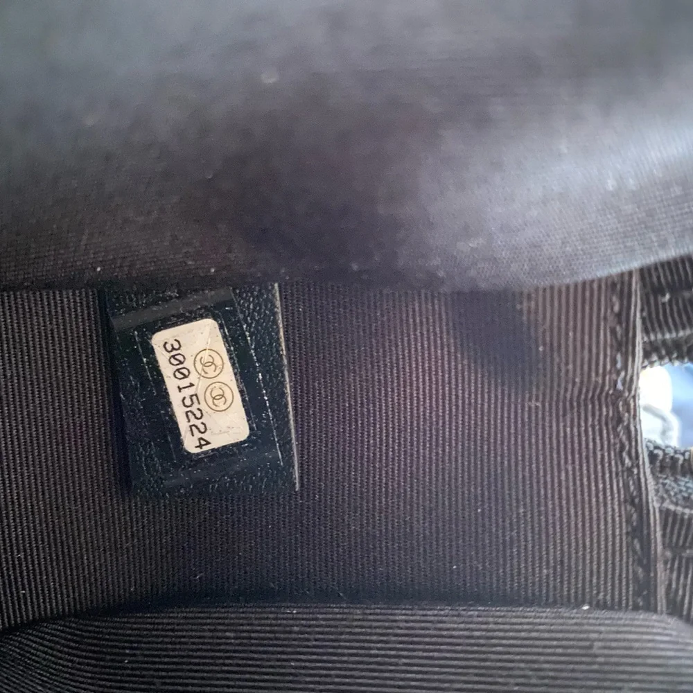 Chanel tweed belt bag